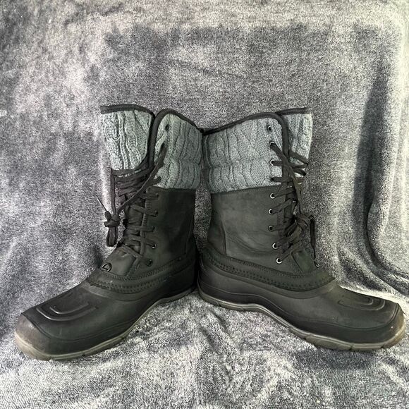 The North Face ThermoBall Insulated Winter Boots – Women’s 9.5 – Black/Grey - Picture 5 of 8